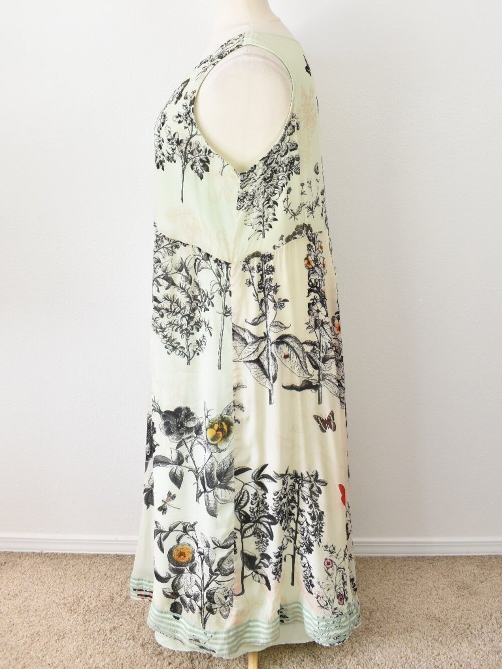 Kavita Bhartia Sleeveless A-Line Floral Maxi Dress - 2X - Picture 7 of 11